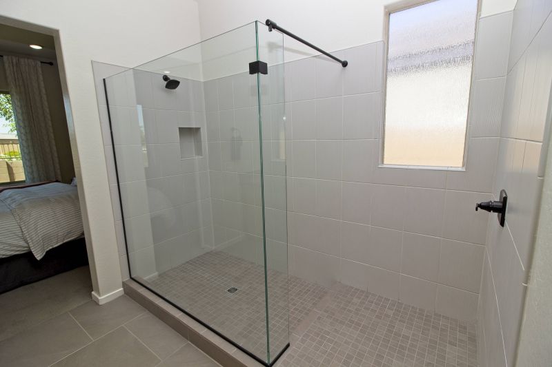 Tile-Integrated Shower Spaces